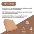 thumbnail image 4 of SSBM 12 x 4 x 2" ECT-32B Kraft Corrugated Mailers Shipping Boxes 50/Case, 4 of 6