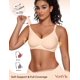 thumbnail image 2 of Sujetador inalámbrico Vertvie Seamless Push Up de cobertura total Nude XL, 2 of 6