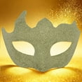 thumbnail image 6 of Xfvqtps Mens Carnival Party Half Face Mask with Elegant Design for Masquerade Balls and Themed Party Beige, 6 of 9
