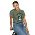 thumbnail image 6 of Funny Even Baddies Get Saddies Frog Comfort Colors Unisex Shirt, Moss, 6 of 6