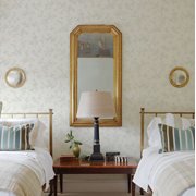 Chesapeake French Nightingale Sage Floral Scroll Wallpaper