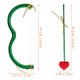 thumbnail image 2 of KAKOWELY 1 juego de arco y flecha de Cupido para San Valentín, accesorios para disfraz de Cupido, suministros de cosplay, 2 of 5