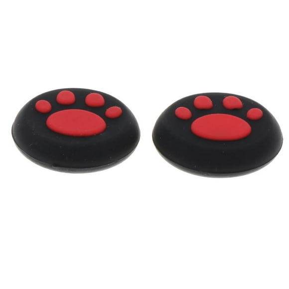 2 Pcs Silic Thumb Grips Caps Cover for PSV1000/2000 - Red