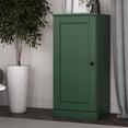 thumbnail image 4 of Palace Imports 100% Solid Wood 3-shelf Bookcase with Adjustable Shelves and Solid Door, Green, 4 of 5