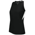 thumbnail image 4 of Holloway Sportswear XS Womens PR Max Track Jersey Black/White 221335, 4 of 5