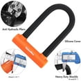 thumbnail image 3 of ValueMax Bike U-Lock Combination, Heavy Duty Bicycle U-Lock, 16mm Shackle and 6FT Security Cable with Sturdy Mounting Bracket and Keys for Bicycle, Scooter, Electric Bike, 3 of 8