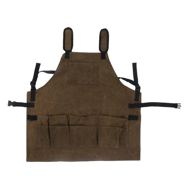Woodworking Apron,Woodworking Shop Apron Large Waxed Canvas Apronwith Pockets Woodworking Shop Apron Built to Last