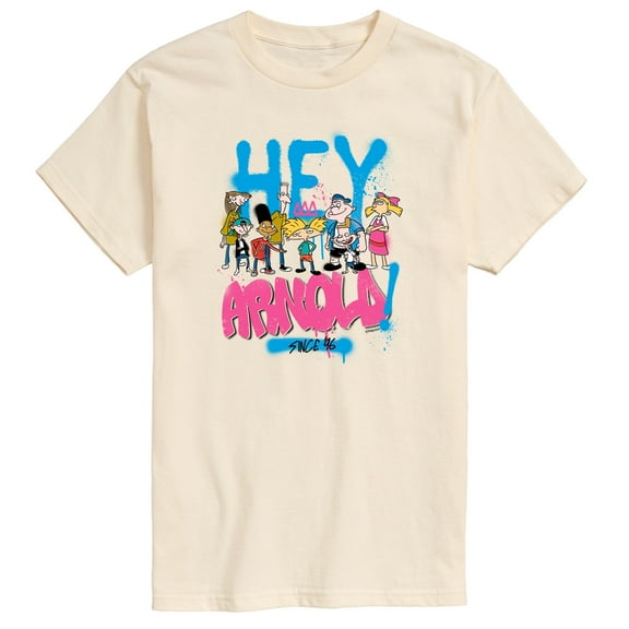 Hey Arnold! - Arnold Spray Paint 96 - Men's Short Sleeve Graphic T-Shirt