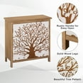 thumbnail image 3 of Sophia & William MDF PB Tree Pattern 32" 2-Door Accent Cabinet White Handles, Multicolor, 3 of 5