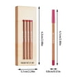 Peel Off Lip Stain 12 Color Lipstick & Lip Liner Set Long Lasting Lip Pencil Kit For Precise