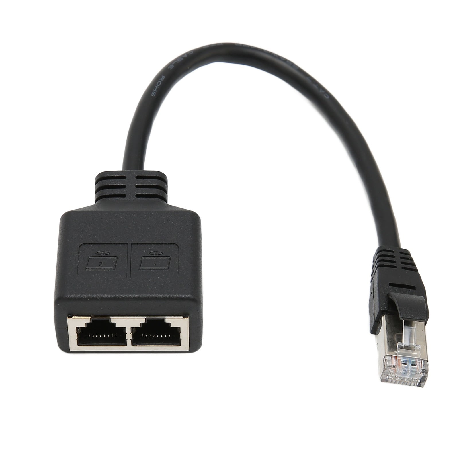 RJ45 Adapter Cable, RJ45 Y Splitter Adapter 1 To 2 Port For