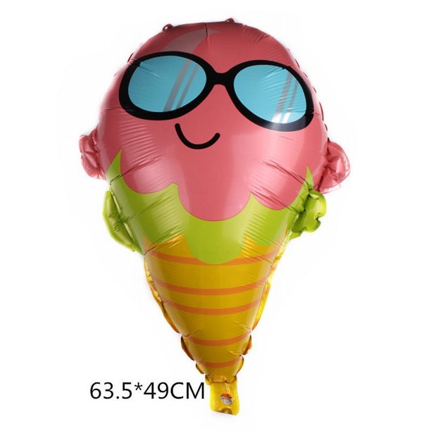 Globo de aluminio con forma de sandía, piña, fresa, plátano y uva para fiestas de cumpleaños y bodas