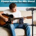 thumbnail image 2 of Xianyou - Support de Téléphone Flexible pour Microphone, Support de Téléphone Réglable avec Col de Cygne de 7,9 Pouces pour Micro Support de Musique, Compatible avec iPhone 16 15 14 13 12 Pro Max Samsung Galaxy Pixel Tous Téléphones de 4,7-7 Pouces, 2 of 4