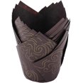 thumbnail image 4 of 50Pcs Muffin Tasse Tulipe Fleur Forme DIY Résistant à l'Huile Papier Cupcake Doublure Assistant de Cuisson, 4 of 5