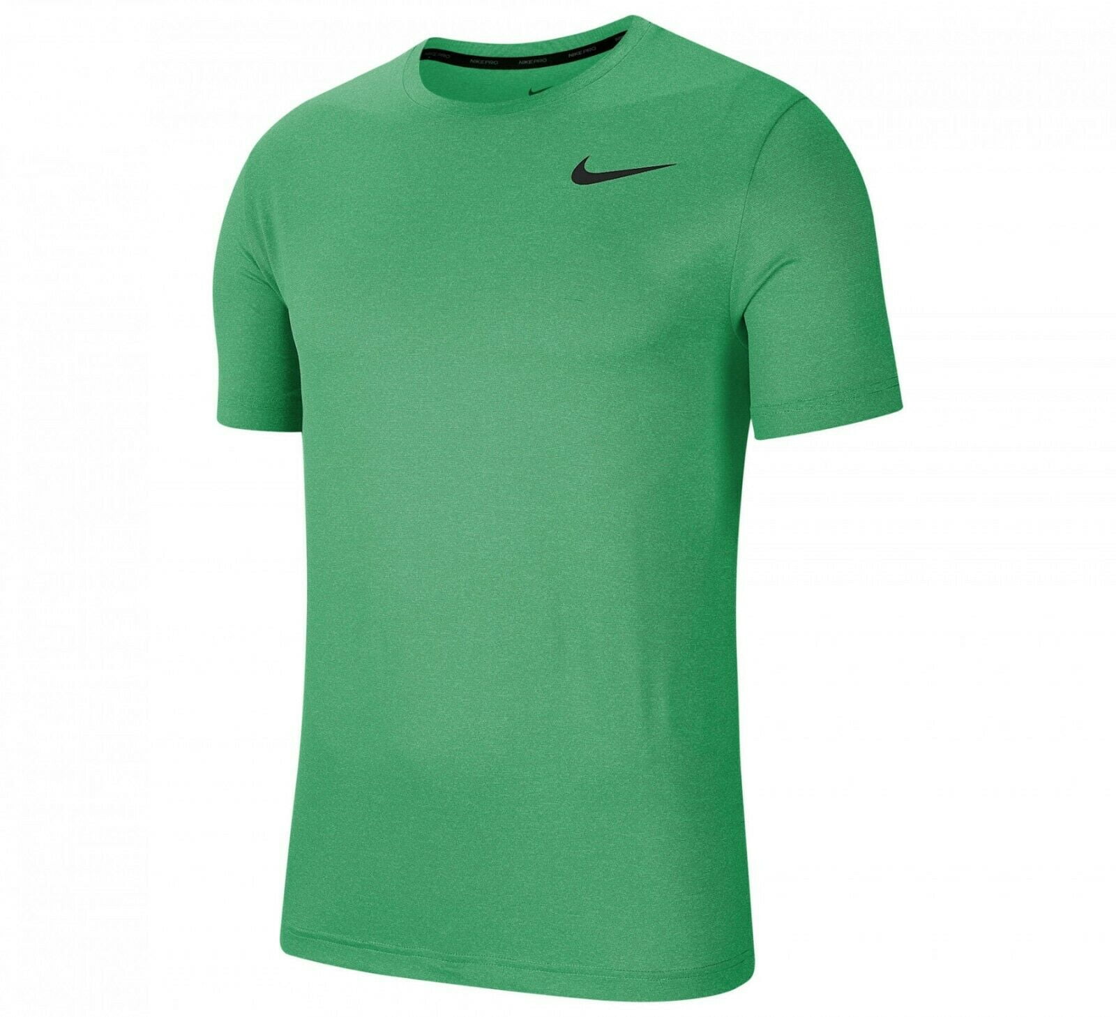 Nike Pro Hyper Dri-Fit Short Sleeve Training T Shirt Green/Black Men's ...