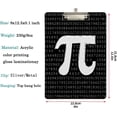 thumbnail image 2 of FMSHPON Mathematical Number Written Clipboard Hardboard Wood Nursing Clip Board and Pull for Standard A4 Letter 13x9 inches, 2 of 5