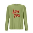 thumbnail image 4 of Lovzfmll Haut à Manches Longues Col Rond Imprimé Cœur pour Hommes Vert, TG, 4 of 4
