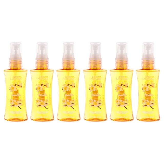 Spray corporal Body Fantasies vainilla, 50 ml, paquete de 6