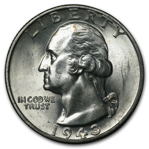 1943 Washington Quarter BU