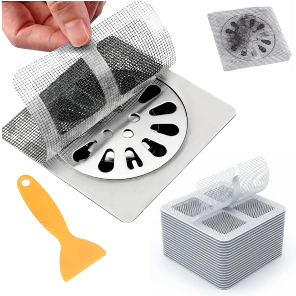 Adhesivos atrapa cabellos para desagüe YTITNE, paquete de 50, impermeables
