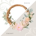 thumbnail image 4 of National Tree Company 19 Inch Artificial Wreath with Peony and Rose Blooms, Realistic Floral Decoration, 4 of 4