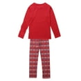 thumbnail image 5 of Fiomva Christmas Family Matching Deer Pajamas Top and Plaid Pants, 5 of 6