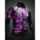 thumbnail image 1 of Camisa para hombre con estampado 3D de flores, para uso diario, para salir, otoño e invierno, de manga larga, ligera, de tejido elástico en 4 direcciones, 1 of 6