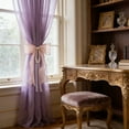 thumbnail image 6 of Elegant Pearl Bow Curtain Tieback - 26.9 X 12.9in Decorative Window Drapery Holdback - Three Colors Available for Home Living Room & Bedroom Decor, Pink, 1pc, 6 of 6