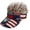 A, variant on Patriotic Wig Hat Retro Flag Wig Cap Spiked Hair Sun Hat for Funny Patriotic Costume Parties Outdoor Event Hair Accessory