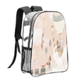 thumbnail image 3 of Sikiie Animals Riding Across The Sky1 Clear Backpack, Transparent Bookbag for School for Women Men, Capacity Clear Bag for College, Travel, 3 of 7