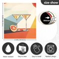 thumbnail image 5 of Yayeee Magnetic Dishwasher Cover for The Front Decoration Home Kitchen Machine Sticker Protector, Beige Glasses, 5 of 6