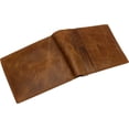 thumbnail image 5 of Cavelio Genuine Leather Slim Bifold Men Wallets RFID Blocking USA Series 60HU TAN, 5 of 9