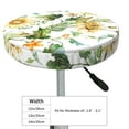 thumbnail image 4 of Balery Watercolor Bright Sunflowers Velvet Round Bar Chair Cushion Cover Adjustable, Protects From Scratches And Stains, Soft & Washable Ideal For Wooden And Metal Stools - 12 Inch, 4 of 7