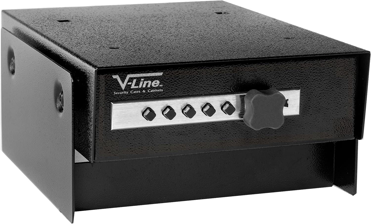 V-line Keyless Security Box with Quick Release Mounting Bracket, 2597-S BLK