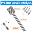 thumbnail image 5 of 40Pc HSS Router Carbide Engraving Bits for Router Bit Set 1/8 Inch(3mm) for Rotary Tools, 5 of 5