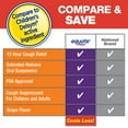 thumbnail image 3 of Equate Children’s 12 Hour Cough Relief DM Liquid, Grape Flavor, Ages 4 Years and Older, 5 oz, Compare to Children's Delsym® Active Ingredients, 3 of 8