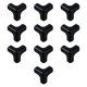thumbnail image 2 of 10 protectores de esquinas, protectores de esquinas para muebles a prueba de bebés, protectores de bordes para el hogar, escritorio, armario, oficina Negro, 2 of 10