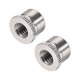thumbnail image 1 of Adaptador de tornillo hembra de 3/8" a macho de 5/8" para soporte de micrófono de cobre 2 pcs, 1 of 3