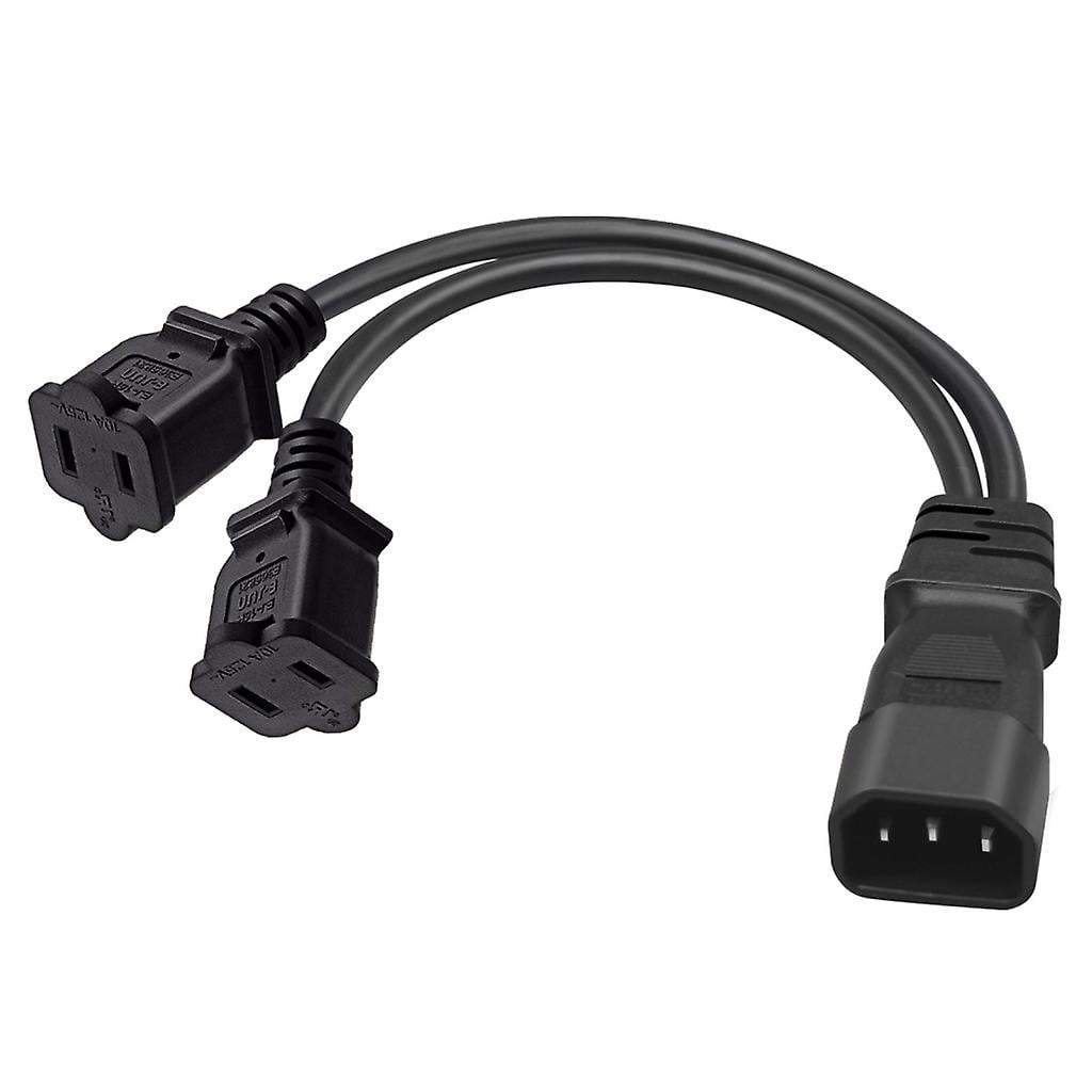 Cable De Poder Extensión C13 A C14 De 1.8mts 16awg 300v