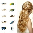 thumbnail image 2 of Simple Elegant Hair Claw Marine Life Shape Hair Clip for Woman Wedding Side Braids Hair Delicate Jaw Clip for Girls, 2 of 9