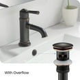 thumbnail image 2 of Pop Up Drain Stopper for Bathroom with Overflow, 2 of 9