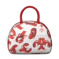 thumbnail image 2 of Insulated Lunch Bag Women, Reusable Red on White Lobster Tote Lunch Box, Leakproof Cooler Lunch Bags for Work Office Travel Picnic, 2 of 6