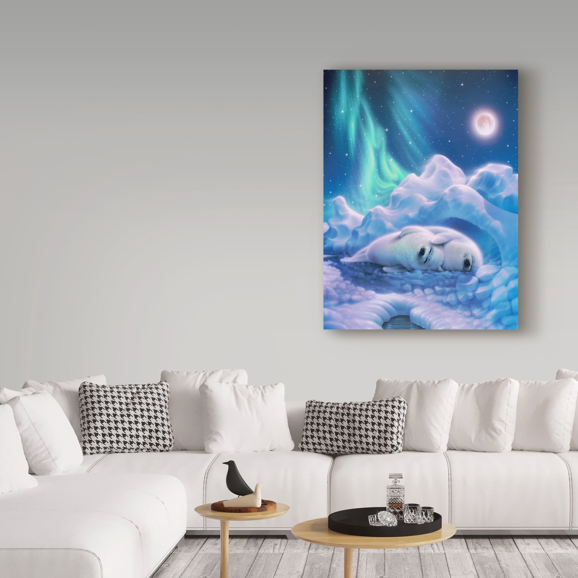 Trademark Fine Art 'Harmony Baby Seals' Canvas Art by Kirk Reinert