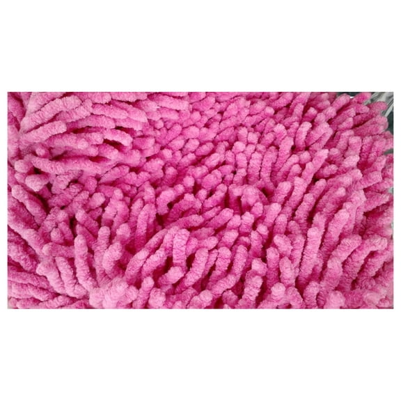 Tache Cotton Chenille High Pile Luxury Bathroom Rug Mat 31 x - Soft Absorbent Shaggy All Area Carpet Rug for Bath Room tub Shower Bathmat Kitchen Doormat, Magenta