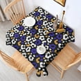 thumbnail image 2 of Leopard Print Square Tablecloth 42x42in(107x107cm) – Waterproof Polyester Printed Table Cover, Wrinkle Resistant & Washable for Kitchen Dining Picnic Party Decor, 2 of 6