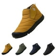 thumbnail image 4 of NOKIO Men'S Winter High-Top Frost-Resistant Boots Couple Snow Boots Fashion Casual Sneakers Breathable Flat Casual Shoes Women's Snow Boots Winter Padded Warm Men's Boots Men'S Thermal Casual Shoes, 4 of 5