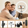 thumbnail image 4 of Selfie Ring Light 160cm, Universal Phone Holder with Dimmable LED, Adjustable Tripod Stand, Customizable Lighting Settings, Easy Setup and Use for DSLR Compatible, 4 of 8