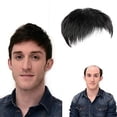 thumbnail image 4 of Peluca para hombre con clip para peluquín, peluca para uso diario, cobertura parcial para pérdida de cabello leve y canas, 4 of 4