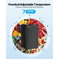 thumbnail image 4 of VEVOR Mini Fridge 3.2 Cu.Ft Single Door Compact Small Refrigerator Dorm Black, 4 of 9
