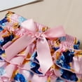 thumbnail image 3 of Dooleck Little Sister Baby Clothes Letter Bodysuit Ruffle Bloomers Shorts Outfit Set, 3 of 7